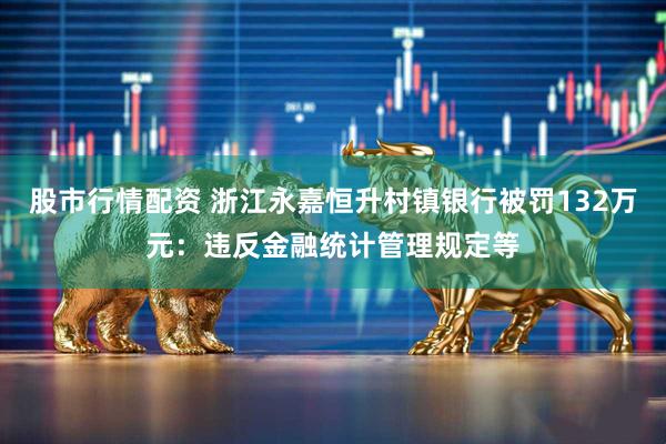 股市行情配资 浙江永嘉恒升村镇银行被罚132万元：违反金融统计管理规定等